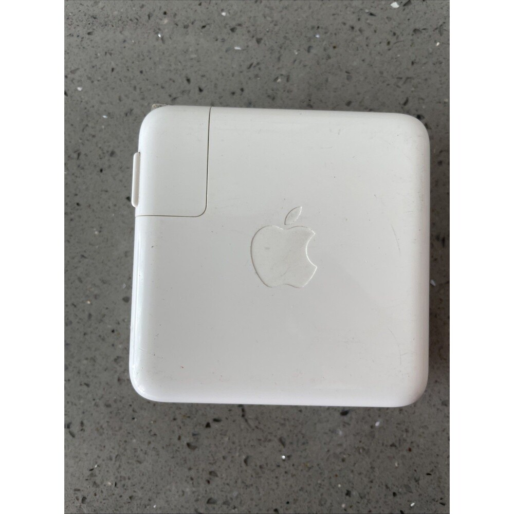 Genuine Apple A1947 61W USB-C Power Adapter Charger - Brick only - works!!